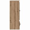 vidaXL Highboard mit Schubladen 3 pcs Artisan-Eiche Holzwerkstoff