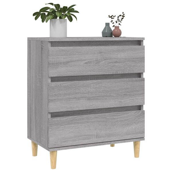 vidaXL Sideboard Grau Sonoma 60x35x70 cm Holzwerkstoff