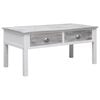 vidaXL Couchtisch Grau 100 x 50 x 45 cm Holz