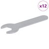 vidaXL Spanner 12 Stk. Silber 13 mm Eisen