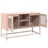 vidaXL TV-Schrank Rosa 100,5x39x60,5 cm Stahl