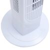vidaXL Turmventilator mit Fernbedienung und Timer &Phi;24x80 cm Wei&szlig;
