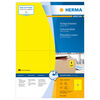 HERMA Universal-Etiketten Permanent A4 105x148 mm 100 Bl&auml;tter Gelb