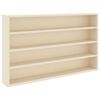vidaXL Wanddisplay-Case mit Regal Beige 60 x 8,5 x 37 cm Holzwerkstoff