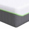 vidaXL Matratze Wei&szlig; und Grau 70 x 200 cm Jacquard-Stoff