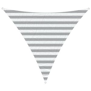 vidaXL Outdoor-Sonnensegel Hellgrau und Wei&szlig; 2 x 2 x 2 m