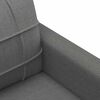 vidaXL 3-Sitzer-Sofa Dunkelgrau 180 cm Stoff