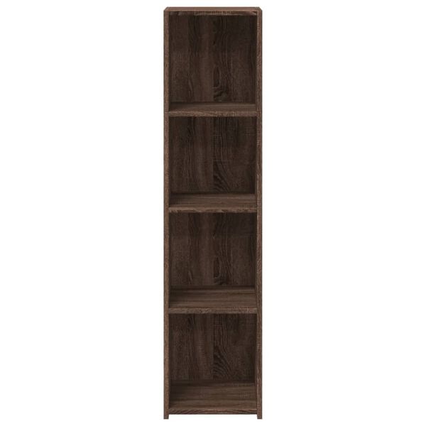 vidaXL Highboard Braun Eichen-Optik 30x41x124 cm Holzwerkstoff