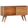 vidaXL Sideboard Honigbraun 88&times;24&times;50 cm Massivholz Mango