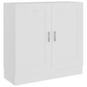 vidaXL B&uuml;cherschrank Wei&szlig; 82,5x30,5x80 cm Holzwerkstoff