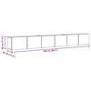 vidaXL 3-tlg. TV-Schrank-Set Grau Sonoma Holzwerkstoff
