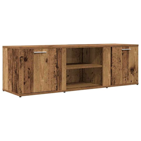 vidaXL TV-Schrank Altholz-Optik 120x34x37 cm Holzwerkstoff