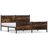 vidaXL Metallbett ohne Matratze R&auml;uchereiche 200x200 cm