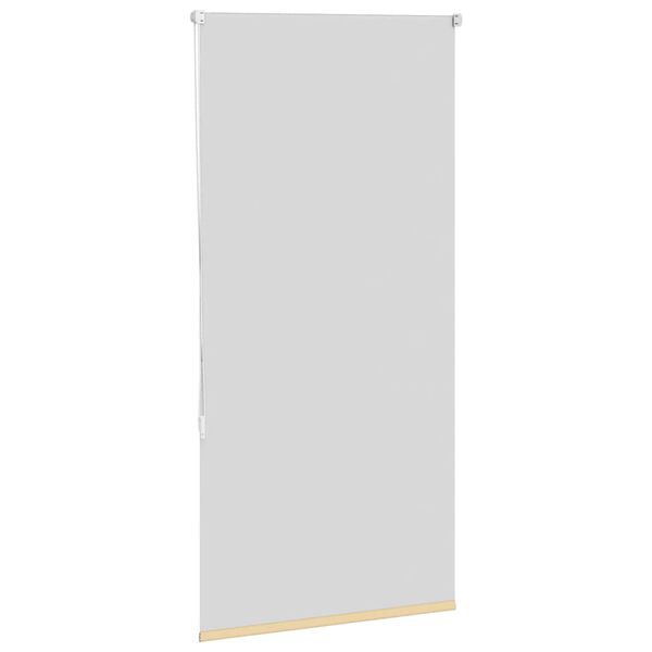 vidaXL Verdunkelungsrollo Beige 80x130cm Stoffbreite 75,7 cm Polyester