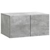 vidaXL Wandmontierter TV-Schrank Betongrau 59,5 x 41 x 30 cm