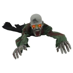 vidaXL Halloween krabbelnder Zombie SPOOKA Gr&uuml;n 110 x 50 x 21 cm