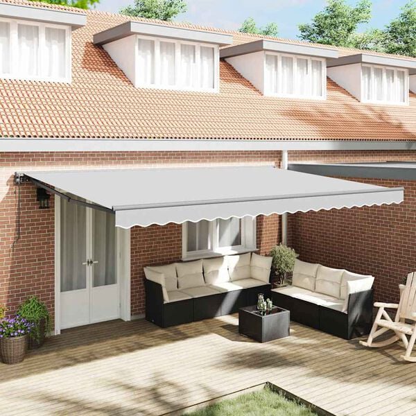 vidaXL Markisenrahmen Anthrazit 4,5 ×3 m