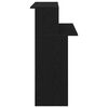 vidaXL Empfangstheke Schwarz 100x50x103,5 cm Holzwerkstoff