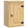 vidaXL Schrank mit Regal Honig 60 x 32 x 40 cm Massives Kiefernholz