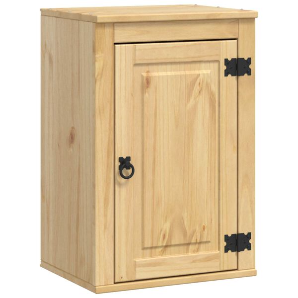 vidaXL Schrank mit Regal Honig 60 x 32 x 40 cm Massives Kiefernholz