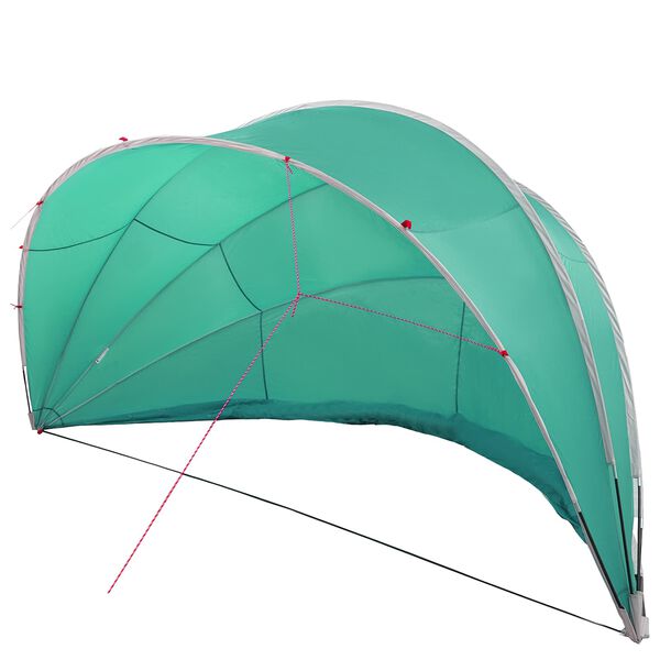 vidaXL Pool-Dome Blau 546 x 516 x 250 cm