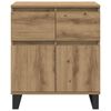 vidaXL Sideboard Artisan-Eiche 60 x 35 x 70 cm Verbundholz und Eisen
