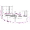 vidaXL Massivholzbett ohne Matratze 90x190 cm Kiefer