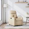vidaXL Relaxsessel Creme Stoff