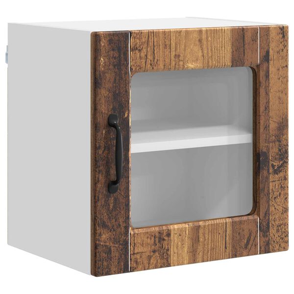 vidaXL K&uuml;chenschrank mit Regal Altholz 40 x 31 x 40 cm Holzwerkstoff