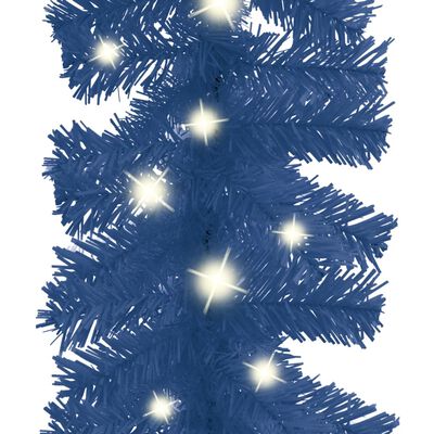 vidaXL Weihnachtsgirlande mit LED 10 m Blau