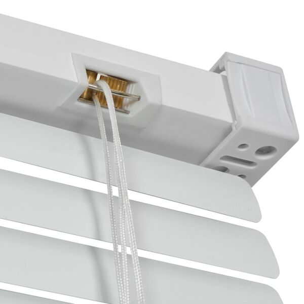 vidaXL Fensterjalousien Aluminium 140x220 cm Wei&szlig;