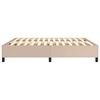 vidaXL Boxspringbettgestell Cappuccino-Braun 180x200 cm Kunstleder