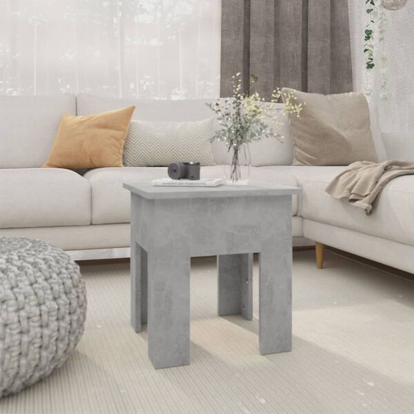vidaXL Couchtisch Betongrau 40x40x42 cm Holzwerkstoff