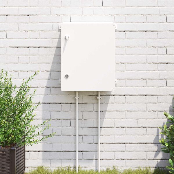 vidaXL Steuerungsschrank Grau 47 x 20 x 60 cm ABS Kunststoff