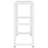vidaXL Badezimmer Waschtischgestell Wei&szlig; 79x38x83 cm Eisen