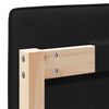 vidaXL Gepolstertes Kopfteil mit Kopfteil Braun und Schwarz 200 cm