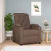 vidaXL Relaxsessel Braun Stoff