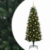 vidaXL K&uuml;nstlicher Weihnachtsbaum mit Kugel 120 cm 150 LEDs