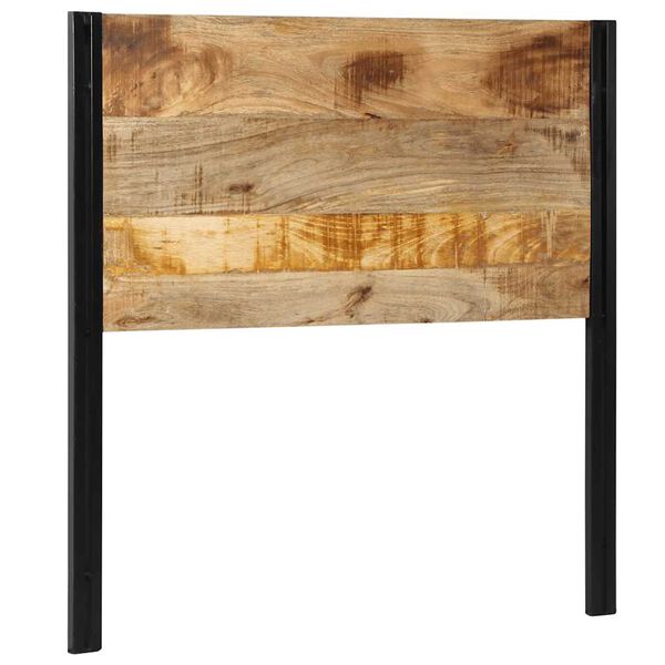 vidaXL Kopfteil 100 cm Massivholz Mango und Eisen