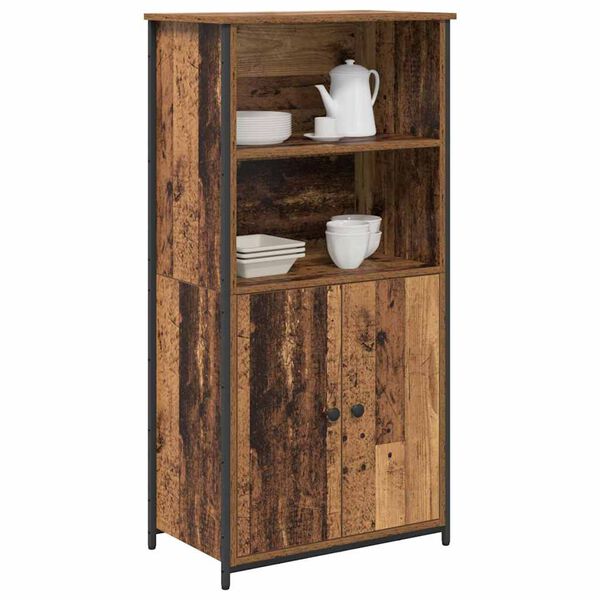 vidaXL Highboard Altholz 62 x 36 x 121,5 cm Holzwerkstoff