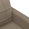 vidaXL 2-Sitzer-Sofa Taupe 120 cm Stoff