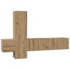 vidaXL TV-Schrank-Set 5 pcs Artisan-Eiche 181 x 30 x 120 cm