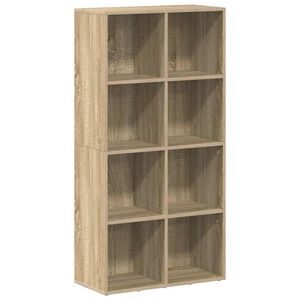 vidaXL B&uuml;cherregal/Sideboard Sonoma-Eiche 66&times;30&times;130 cm Holzwerkstoff