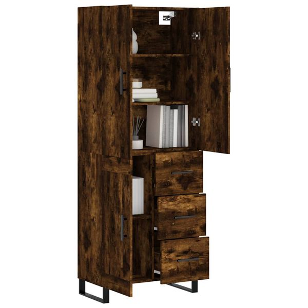 vidaXL Highboard R&auml;uchereiche 69,5x34x180 cm Holzwerkstoff