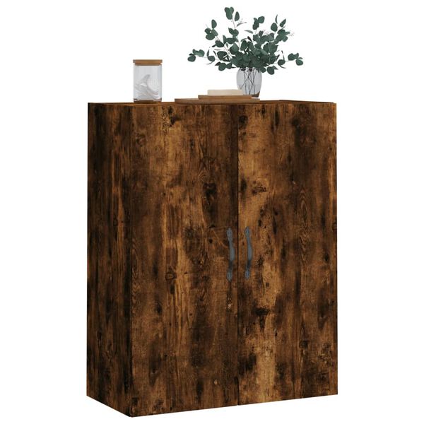 vidaXL Wandschrank R&auml;uchereiche 69,5x34x90 cm Holzwerkstoff