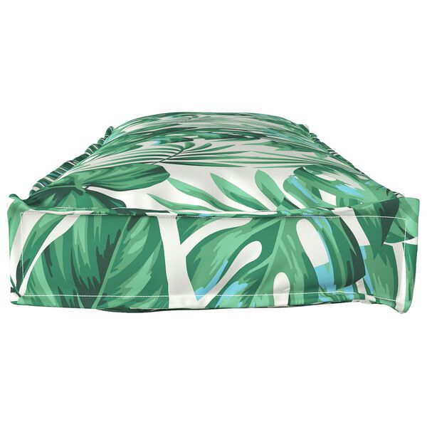 vidaXL Kissen Blatt Blattmuster 120 x 40 x 8 cm Oxford-Stoff