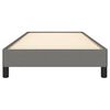 vidaXL Bettgestell ohne Matratze Dunkelgrau 100x200 cm Stoff