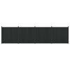 vidaXL Zaunelement 4 pcs WPC und Aluminium Schwarz