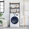 vidaXL Waschmaschinenregal mit Regal Artisan-Eiche 67 x 25 x 163 cm