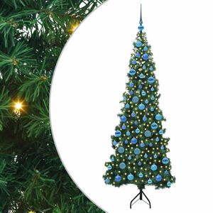 vidaXL Eckiger k&uuml;nstlicher Weihnachtsbaum Gr&uuml;n 180 cm PVC und Metall